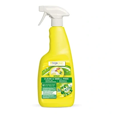 Abbildung von Bogaclean Clean &amp; Smell Free Spray Geruchsentferner Fleckenentferner 750 ml Mikrobiologischer Geruchsneutralisierer Enzymreiniger