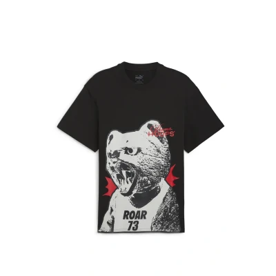 Abbildung von Puma Tshirt print, Damen, Größe: Small, black