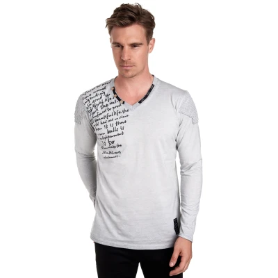 Abbildung von Rusty Neal Langarmshirt, Herren, Größe: XXL, Grau