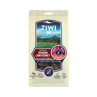 Abbildung von Ziwi Peak Hundesnack Hirschlunge und Hirschnieren 60 gr.