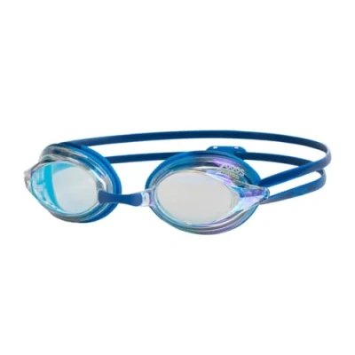 Abbildung von Zoggs Unisex Adult Racer Titanium Swimming Goggles, Blue/Light Blue/Mirrored Clear