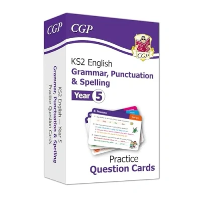 Abbildung von KS2 English Year 5 Practice Question Cards: Grammar, Punctuation &amp; Spelling (CGP English)