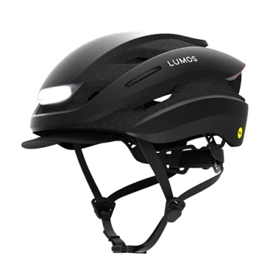Abbildung von Lumos Ultra Smart Helm Plus Fahrradhelm Vorder und Rücklicht (LED) Blinker Bremslichter Bluetooth Verbindung Erwachsene: Herren, Damen (Charcoal Black, Größe: M L)