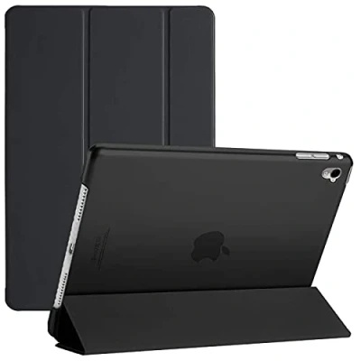 Abbildung von TechDealsUK Smart Case für iPad Pro 10.5 2017 Air 3 2019 A2153, A2123, A2152,A1709, A1701 Magnetische Standabdeckung mit automatischem Wake Sleep Schwarz