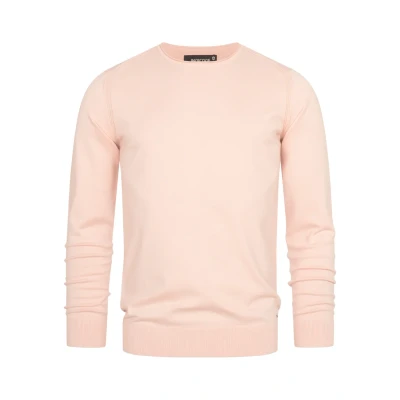 Abbildung von Indicode Jeans Gamal Strickpullover, Herren, Größe: Small, Chintz rose