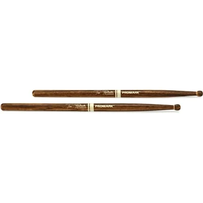 Abbildung von ProMark Schlagzeug Sticks Tim Fairbanks Drum FireGrain Keine übermäßige Vibration Lackierung, Große runde Spitze, Hickoryholz 1 Paar