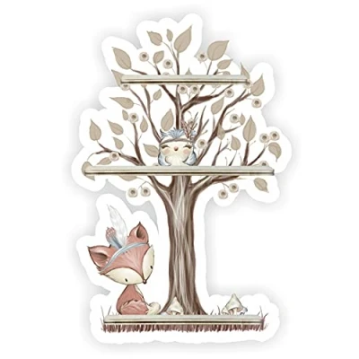 Abbildung von Farbklecks Collection Musikboxregal Erweiterung Indianergeschichte Baum Fuchs, Modern