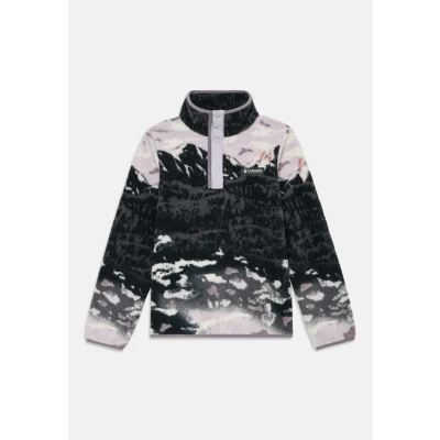 Abbildung von Columbia Helvetia Printed HALF SNAP Fleecepullover für Kinder, Größe: 152/158, Shale purple sisters/lavender pearl