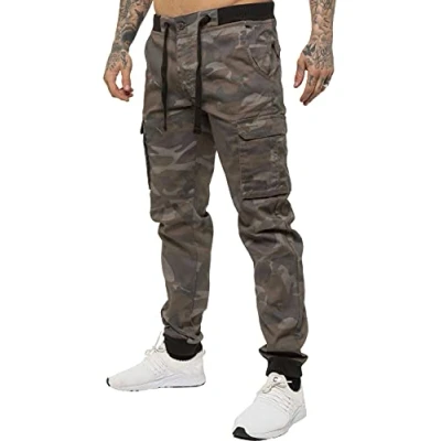 Abbildung von Militärische Kampf Jogger Hose für Herren Enzo Designer Menswear