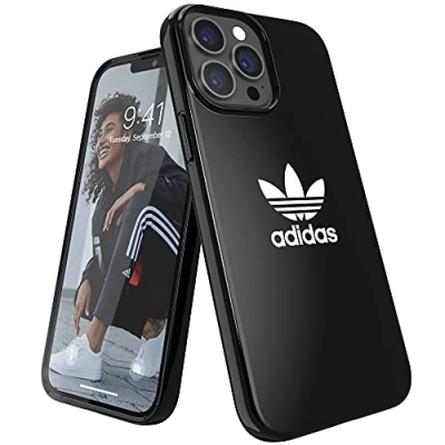 Abbildung von adidas Kompatibel mit iPhone 13 Pro Max 6.7&quot; Hülle, Originale geformte Schutzhülle, Schwarz