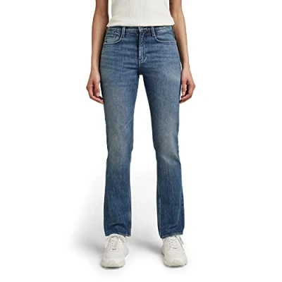 Abbildung von G STAR RAW Damen Noxer Straight Jeans, Blau (faded santorini D17192 C911 C767), 29W / 30L