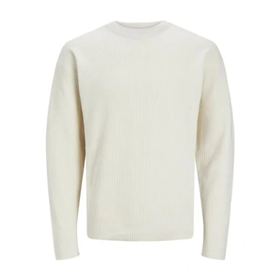 Abbildung von Jack &amp; Jones Premium CREW NECK Strickpullover, Herren, Größe: XL, Almond milk