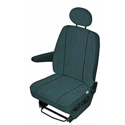 Abbildung von HP Autozubehör 22418 Sitzbezug Polyester Grau Fahrersitz , Beifahrersitz