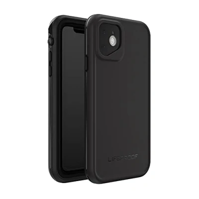 Abbildung von LifeProof Fre Hülle für iPhone 11, Wasserdicht (IP68), stoßfest, schmutzabweisend, Sturzschutz bis 2 Meter, schlanke mit integriertem Displayschutz, Schwarz