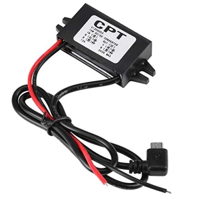 Abbildung von Haofy DC Buck Adapter 12 V / 24 zu USB 5 3A Konverter, auf Konverter 12V bis 5V Spannungswandler mit für Auto Vehicle Motorrad Motor Smartphone