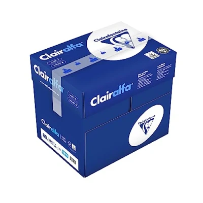 Abbildung von Clairefontaine Kopierpapier Clairalfa A4 80g/qm weiß VE=500 Blatt