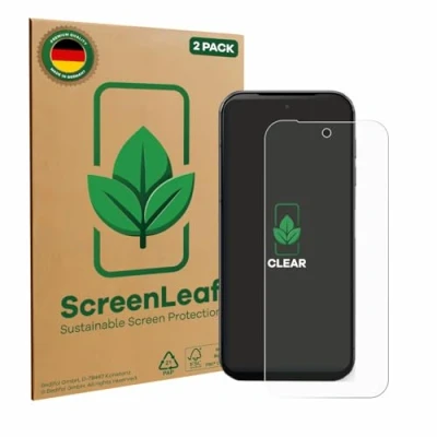 Abbildung von ScreenLeaf (2 Stück Schutzfolie für Fairphone 5 [nachhaltiger Displayschutz, Folie, transparent, kratzfest]