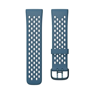 Abbildung von Fitbit Versa 3 / SENSE, Sport BAND Uhren Zubehör, Größe: 18cm, Blue