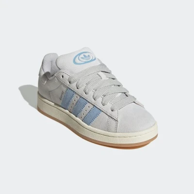 Abbildung von adidas Originals Campus 00S Skateschuh, Damen, Größe: 43 1/3, Grey one/cream white/clear sky Veloursleder