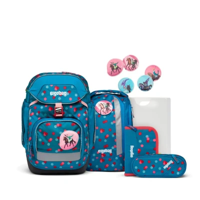 Abbildung von ergobag Schulrucksack Set Voltibär Petrol