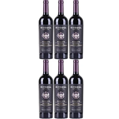 Abbildung von Ricossa Barbera DOC Appasimento Rotwein Wein halbtrocken Italien Inkl. FeinWert E Book (6 Flaschen)