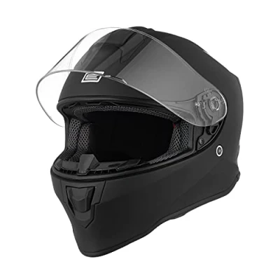 Abbildung von ORIGINE Integralhelm Motorradhelm mit Belüftung ECE Zertifizierung (SOLID MATT Black,XS)