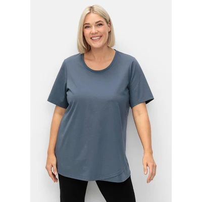 Abbildung von Sheego Tshirt print, Damen, Größe: 40/42, Rauchgrau