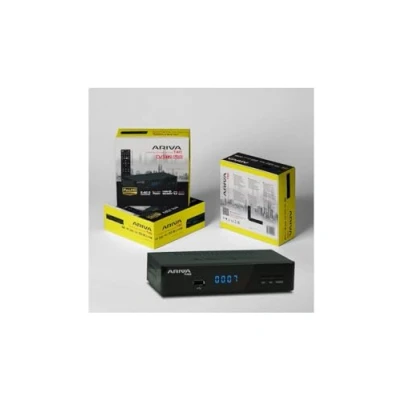 Abbildung von Ferguson Ariva T40 DVB T2 HEVC H.265 10 Bit H.264 T HD Tuner Full HDMI SCART Ethernet LAN PVR Funktion 2 in 1 Controller Unterstützt USB WiFi Adapter Recorder
