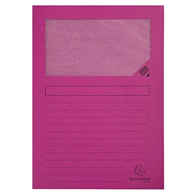 Abbildung von Exacompta Sichtmappen Forever A4 VE=100 Stück fuchsia