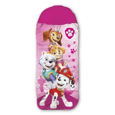 Abbildung von BERONAGE Kinderschlafsack Paw Patrol Kinder Schlafsack Pink (1 tlg), 140 cm + 30 (Kapuze) x 70