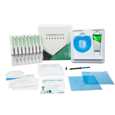 Abbildung von Opalescence PF 10% Mint Doctor Kit 8 Spritzen à 1,2ml, 1 Spritze LC Block Out Resin Black Mini Tips, 2 Sof Tray Folien 0,9mm,