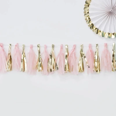 Abbildung von Ginger Ray Pink And Gold Foiled Baby Shower Party 16 Stück, rose