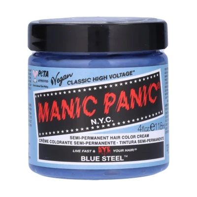 Abbildung von Manic Panic Semi Permanent Hair Color Cream Blue Steel
