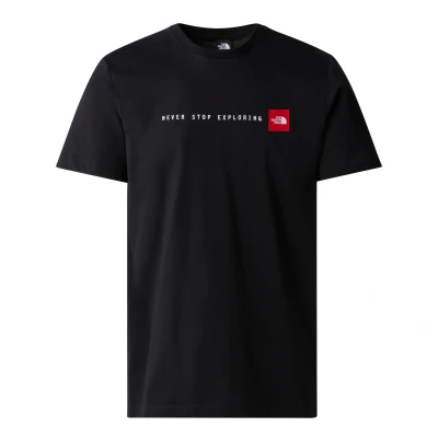 Abbildung von The North Face Never STOP Exploring TEE Tshirt print, Herren, Größe: Large, Black