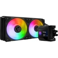 Abbildung von MSI MPG CORELIQUID D240 60 mm Flüssigkeitskühler CPU, 2 x 120 ARGB Lüfter, Verdunstungsschutzschläuche, GI Kühlung — kompatibel mit AMD und Intel Sockeln