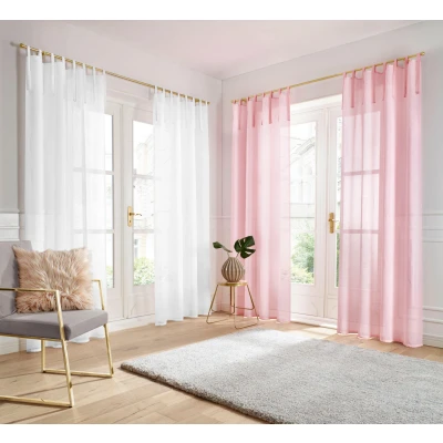 Abbildung von Guido Maria Kretschmer Home&amp;Living Gardine &quot;TENDER&quot;, (1 St.), transparent, Leinen Optik mit Struktur, monochrom