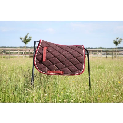 Abbildung von HB Harry and Hector Schabracke Sparkling Shetland Burgundy