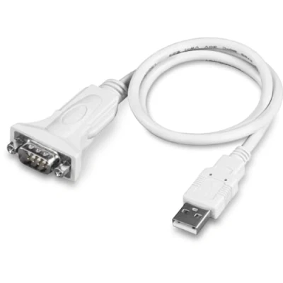 Abbildung von TRENDnet TU S9 9 poliges USB zu Seriell Konverterkabel, verbindet ein serielles RS 232 Gerät mit einem 2.0 Port, unterstützt Windows und Mac