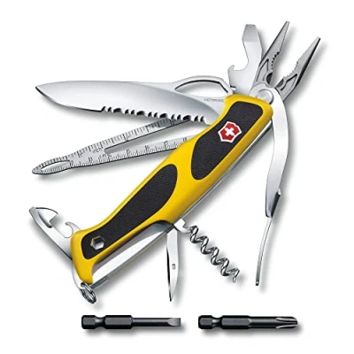 Abbildung von Victorinox Schweizer Taschenmesser, Ranger Boatsman MW, Multitool, Swiss Army Knife 22 Funktionen, Einhand Feststellklinge, Kombi Spitzzange