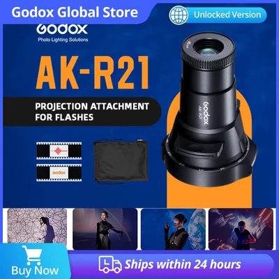 Abbildung von Godox AK R21 Projektionsaufsatz für Blitzköpfe