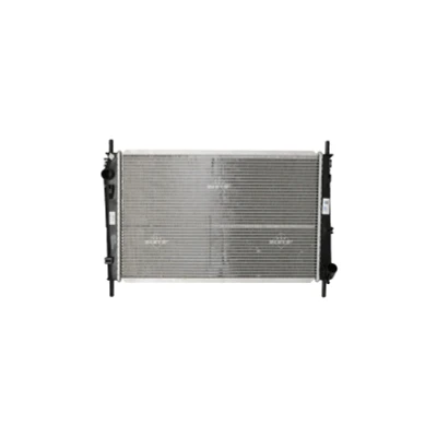 Abbildung von NRF 58272 Kühler, Motorkühlung Aluminium 616 386 27 mit Anbauteilen Kühlrippen gelötet FORD: MONDEO 3 Kombi, 3, Stufenheck