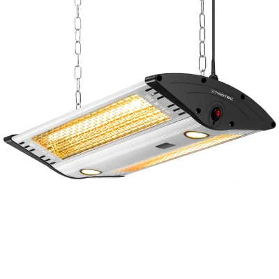 Abbildung von TROTEC Infrarotstrahler Design Deckenheizstrahler IR 2000 C, Zweistufige Heizleistung 1000 W, W