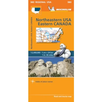 Abbildung von Northeastern USA, Eastern Canada Michelin Regional Map 583: (Michelin Maps)