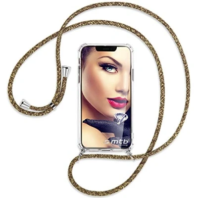 Abbildung von mtb more energy® Handykette kompatibel mit Sony Xperia 10 (6.0&#039;&#039;) Natural Smartphone Hülle zum Umhängen Anti Shock Full TPU Case