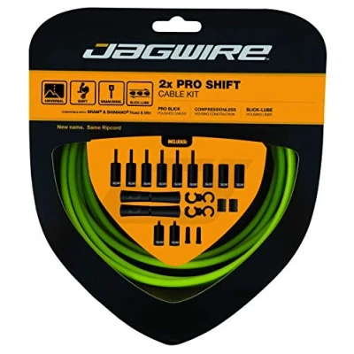 Abbildung von Jagwire Pck502 Kabel und Ummantelungsset, Organic Green, TU EU