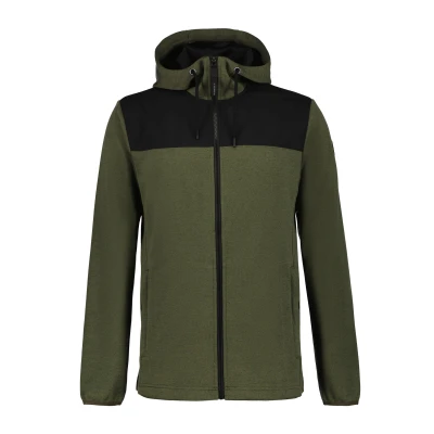 Abbildung von Icepeak Softshelljacke H STRICKFLEECEJACKE AGAR mit Logopatch am Oberarm