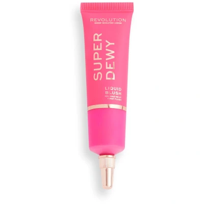 Abbildung von Makeup Revolution Superdewy Liquid Blusher You had me at first blush Rouge, Größe: 16 ml,
