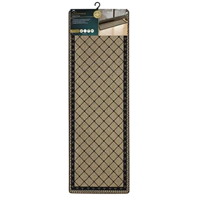 Abbildung von JVL Elegance Läufer Matte 50 x 150 cm, Diamant, Beige (01 280)