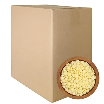 Abbildung von Kakaobutter Pastillen 10kg Lebensmittelqualität Cacao Chips