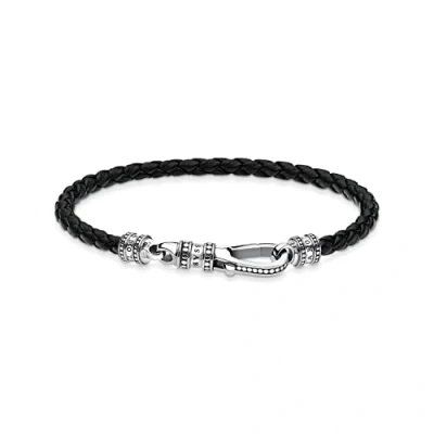 Abbildung von Thomas Sabo Unisex Lederarmband Karabiner 925 Sterlingsilber A1931 682 11 L15